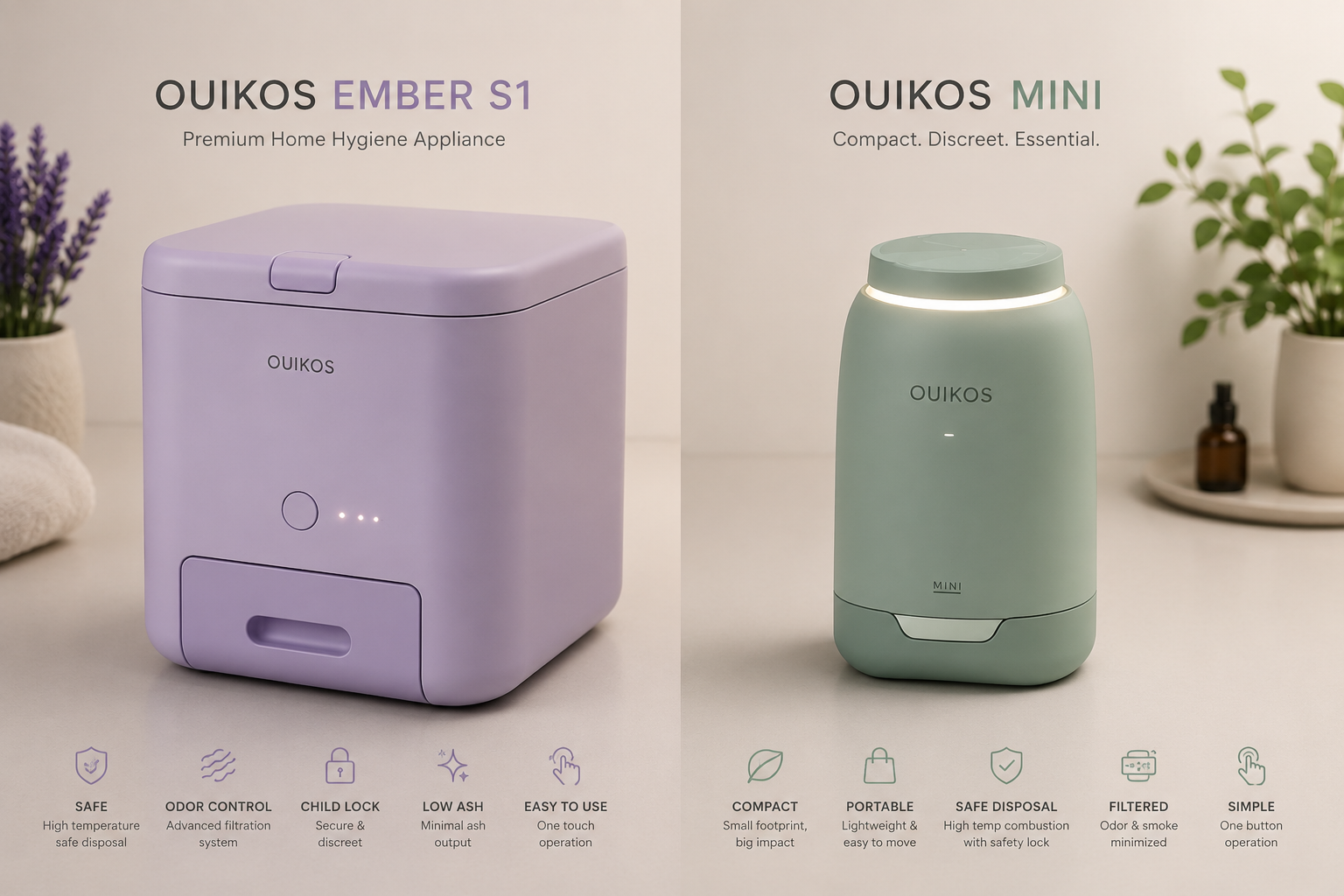 Maternity waste disposal with OUIKOS